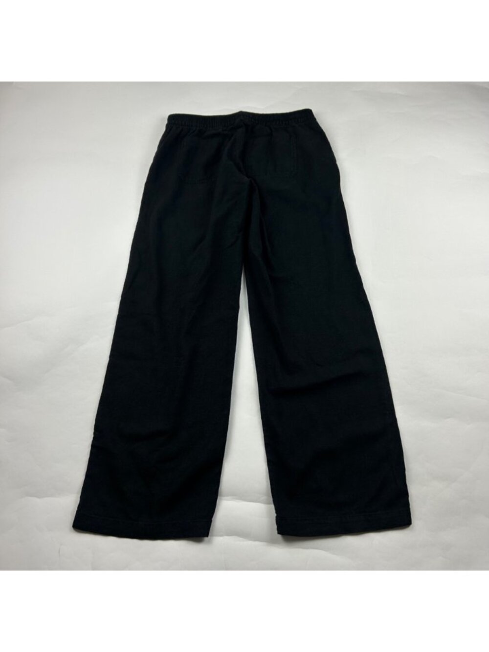 Old Navy Black Linen Blend Wide Leg Lounge Pant XS - Picture 7 of 8